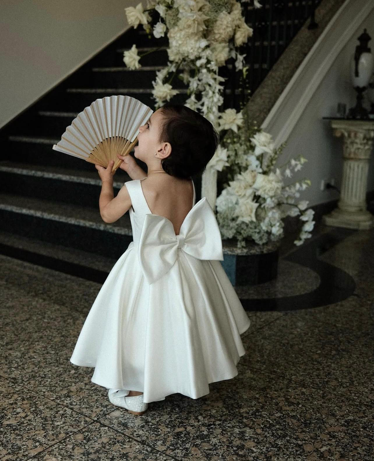 mikado bridesmaid dresses Dolce Girls White Dress — 11 years old / Jaune beurre outletsale_10.2024 Elan Women's Strapless Swim Formal Events Size:EU 37.5