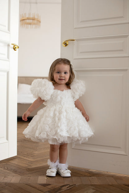 Robe flora fille 3 ans robe ceremonie 